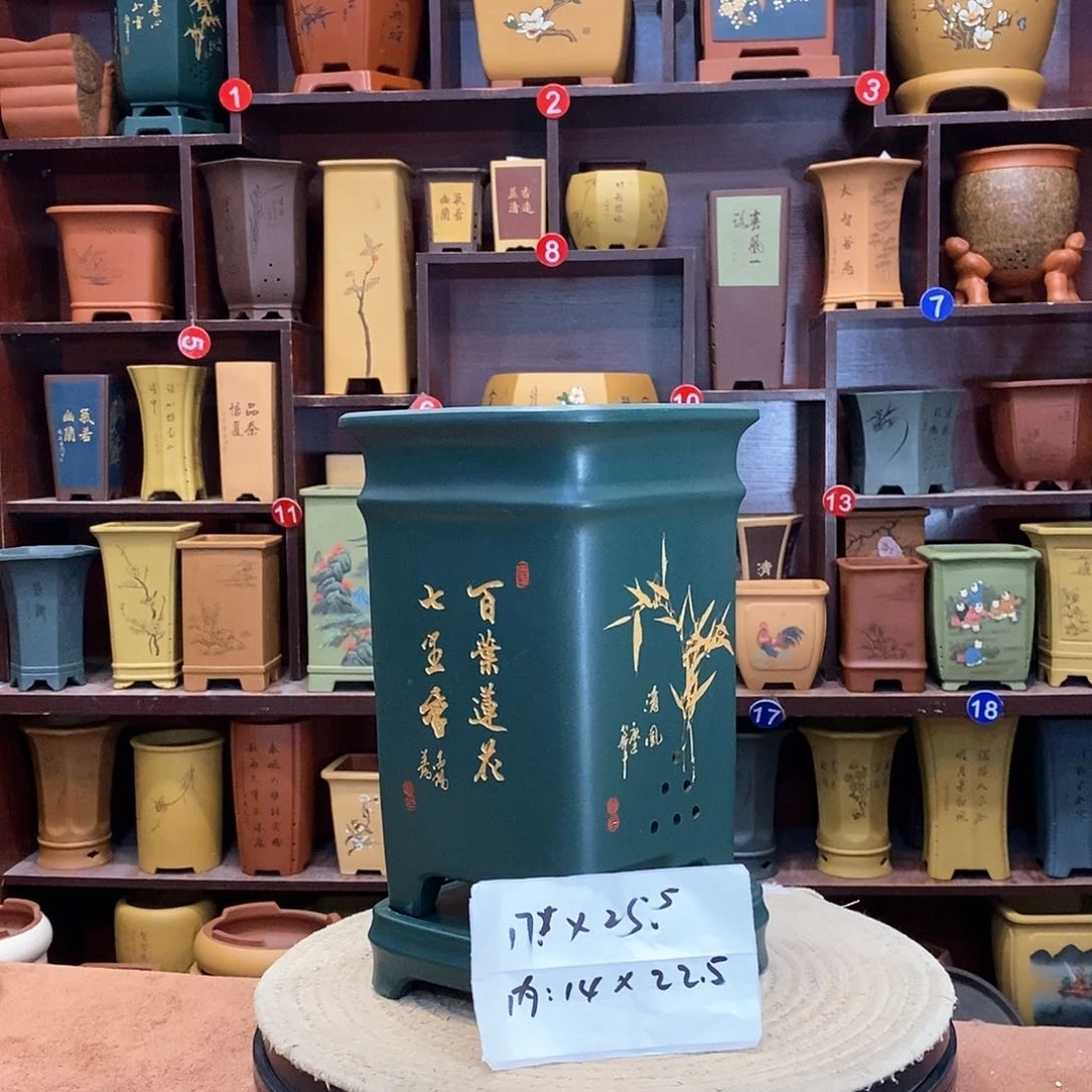 紫砂花盆紫砂花盆