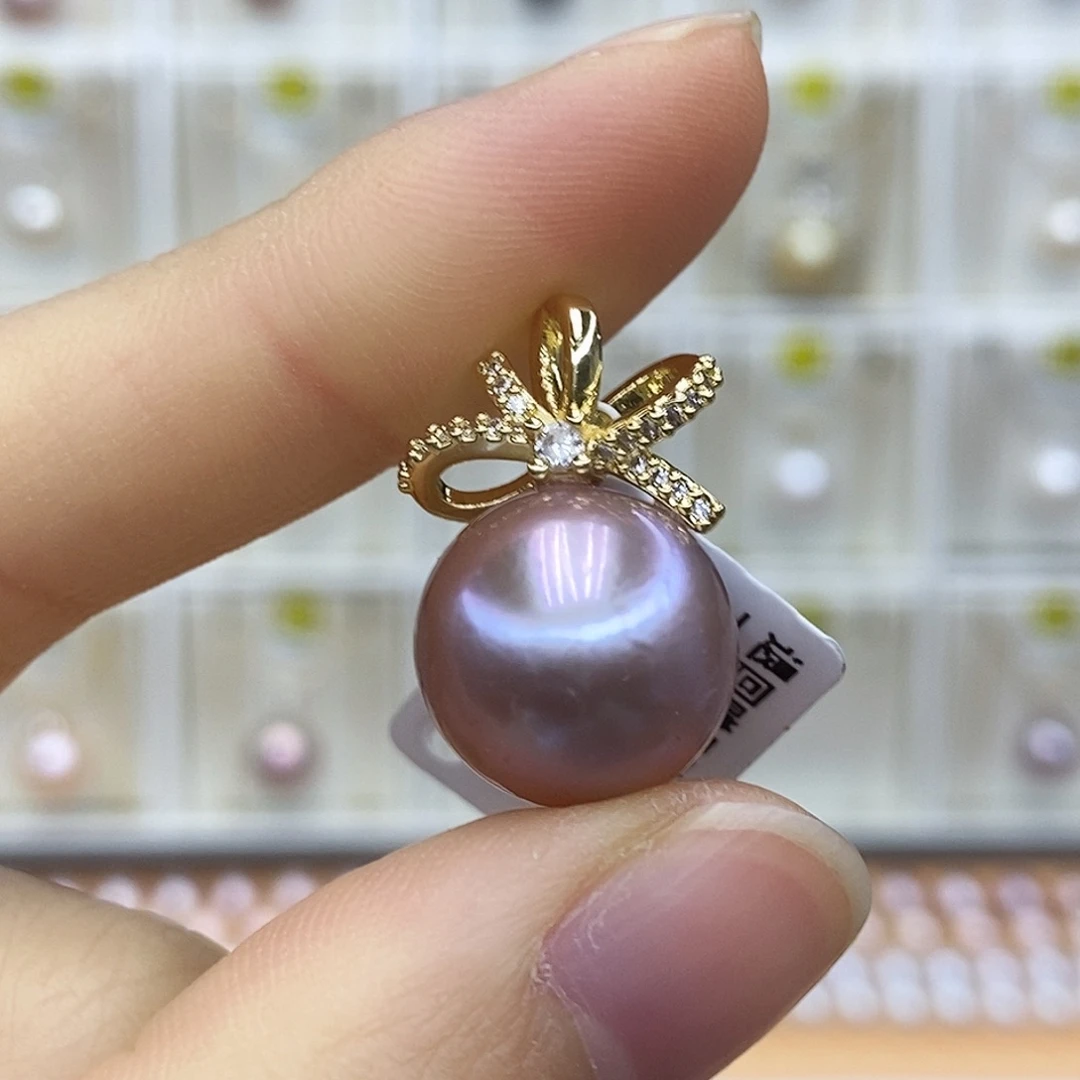 淡水珍珠未镶嵌吊坠(赠链)