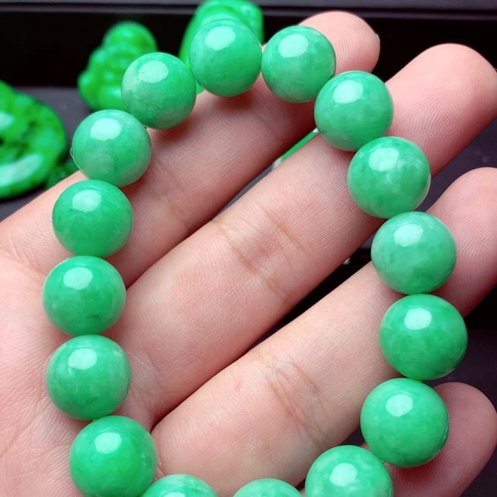 翡翠未镶嵌手链手串