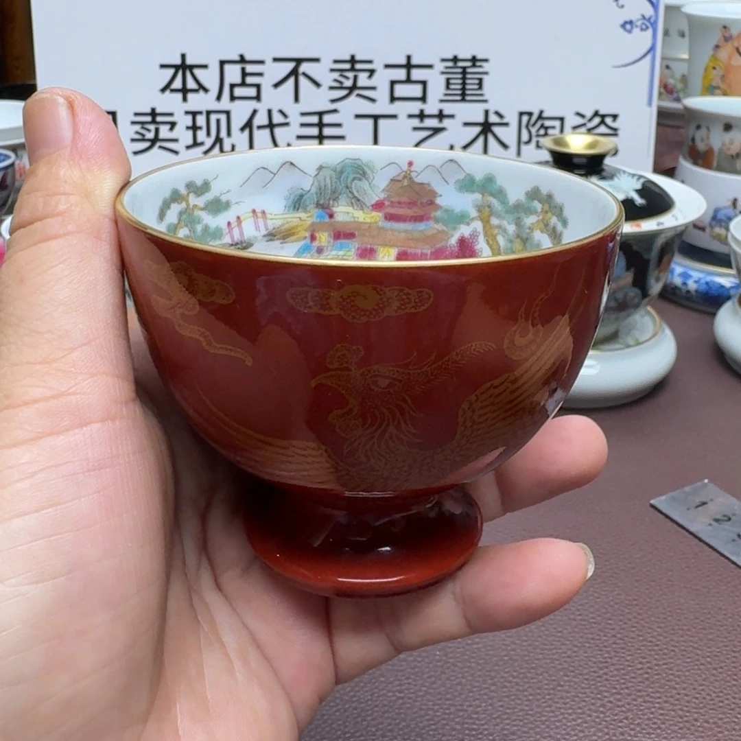 景德镇手工手绘展示