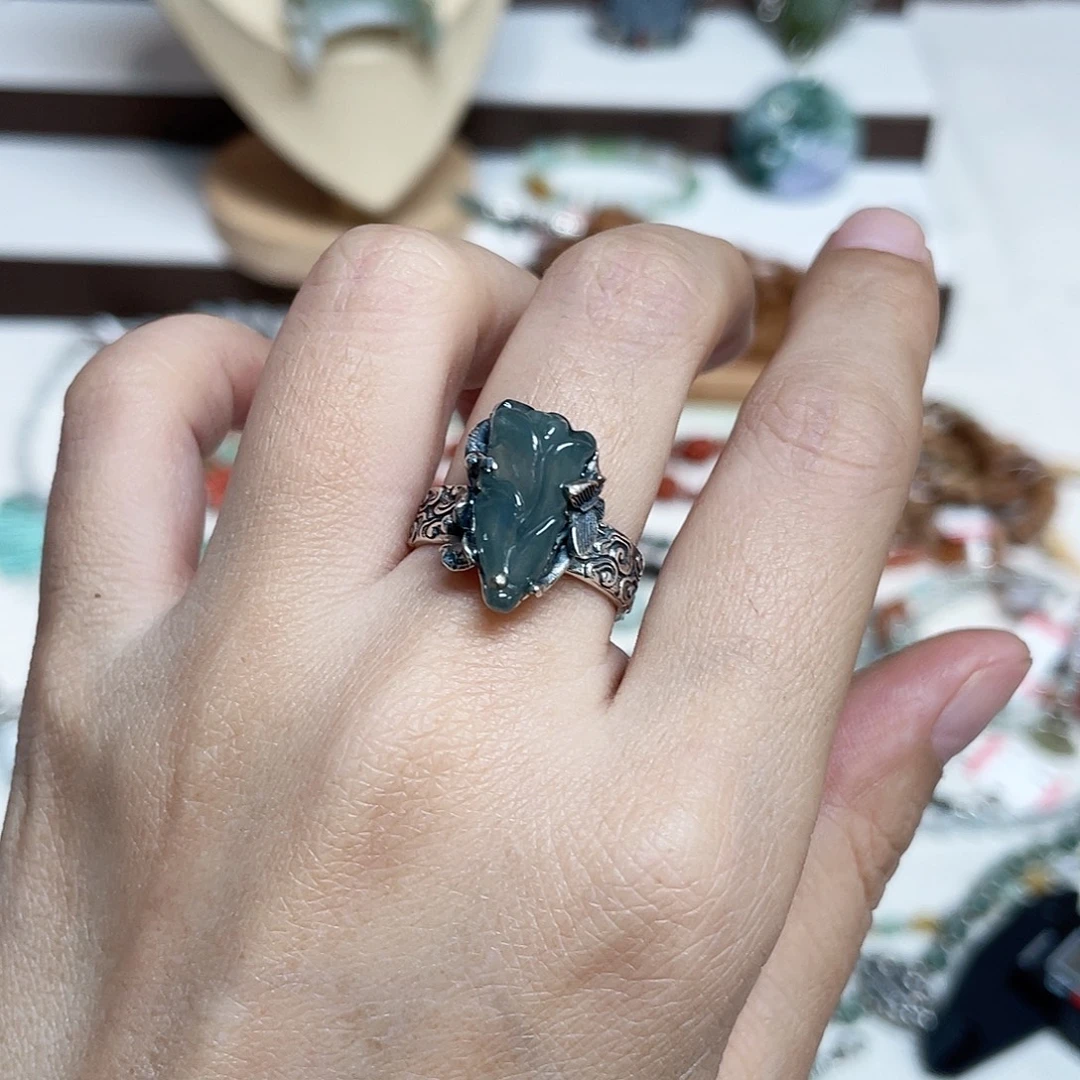 足银925银镶嵌戒指