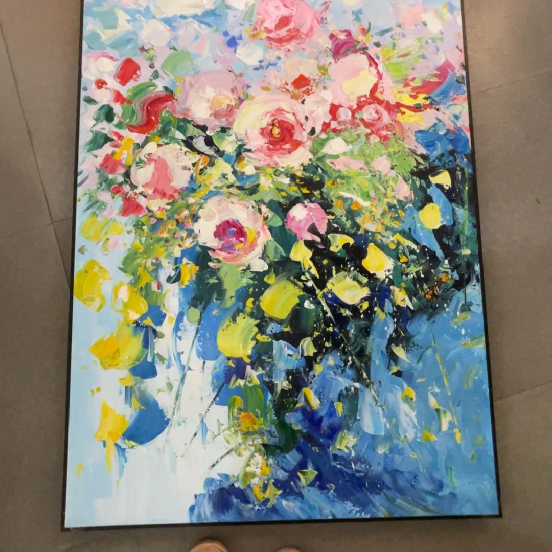 油画小****Z油画作品欣赏80.120带铝合金框