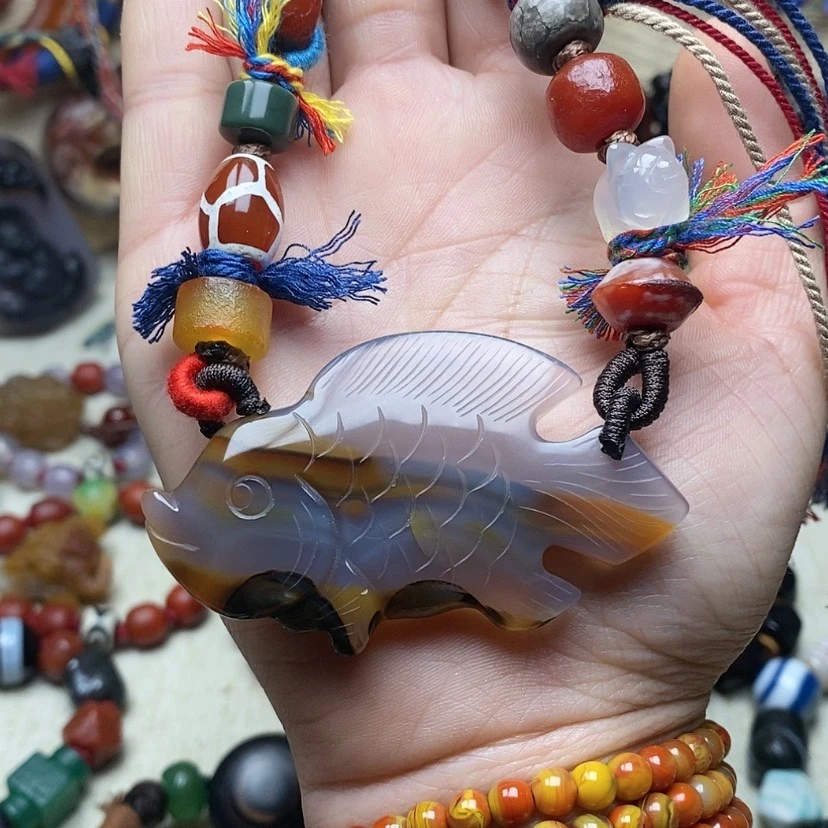 【闪购商品】玛瑙/玉髓颈饰未镶嵌