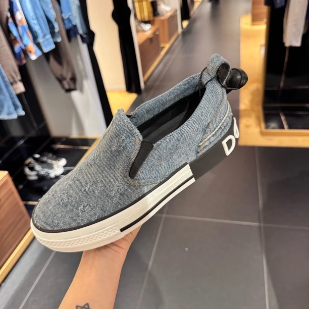 全新未使用D…G牛仔一脚蹬鞋