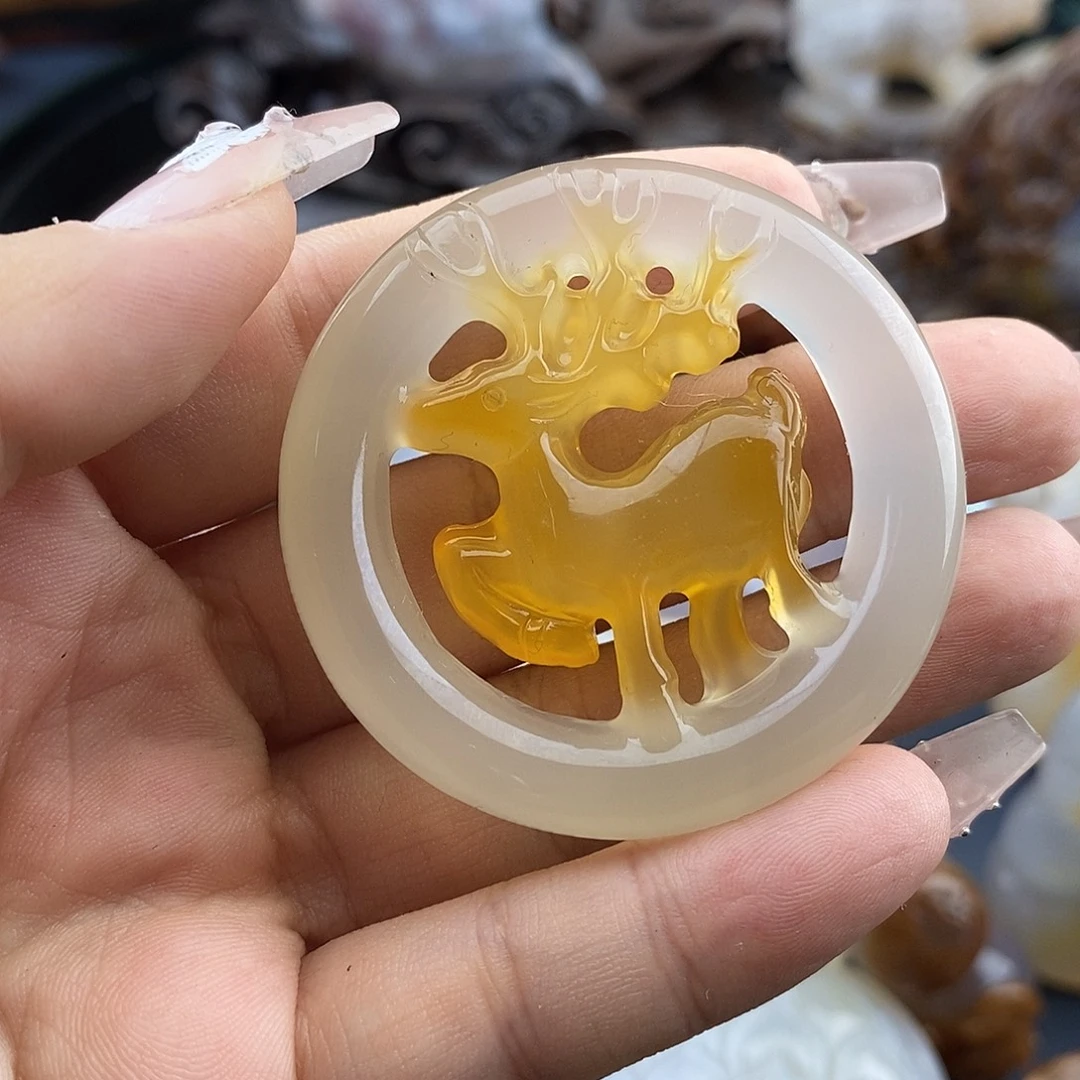 玛瑙/玉髓未镶嵌颈饰