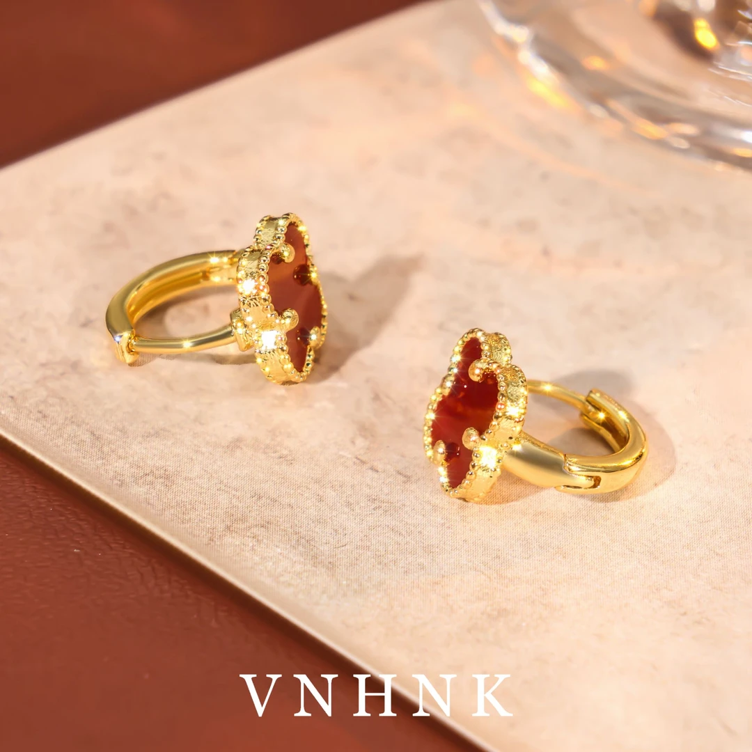 铜合金耳饰 美可儿   N16  金色时尚气质耳环预售