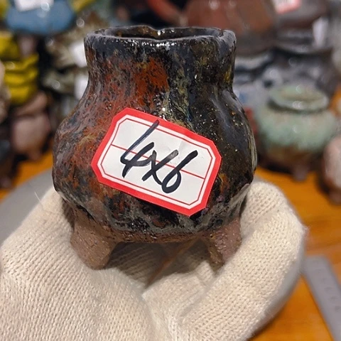 粗陶花盆手工花盆制作