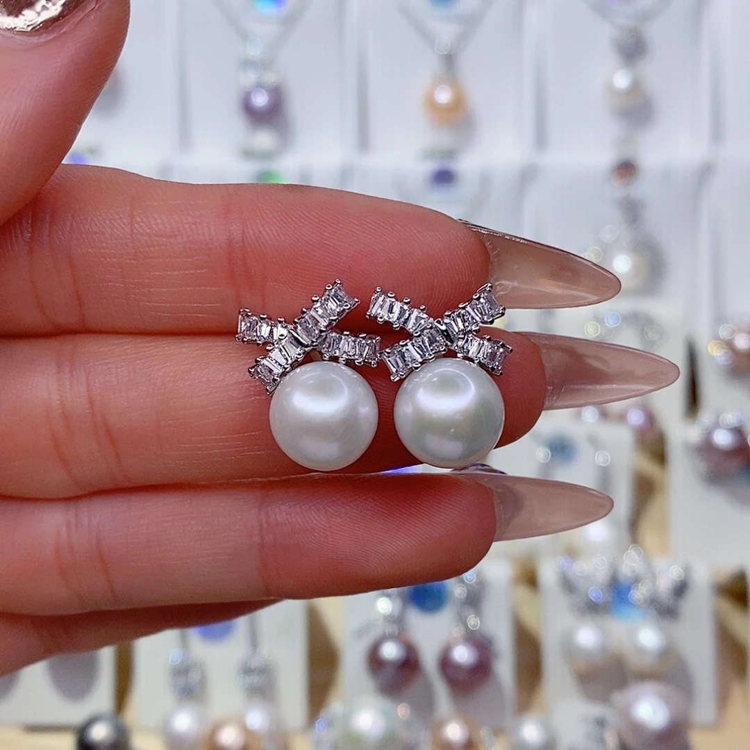 淡水珍珠耳饰未镶嵌