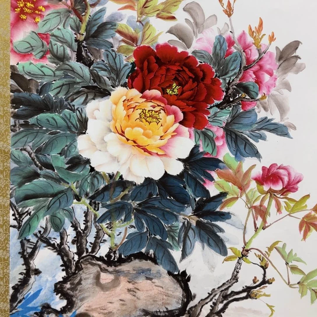 国画QB四幅一套作品！带证书！只限一单