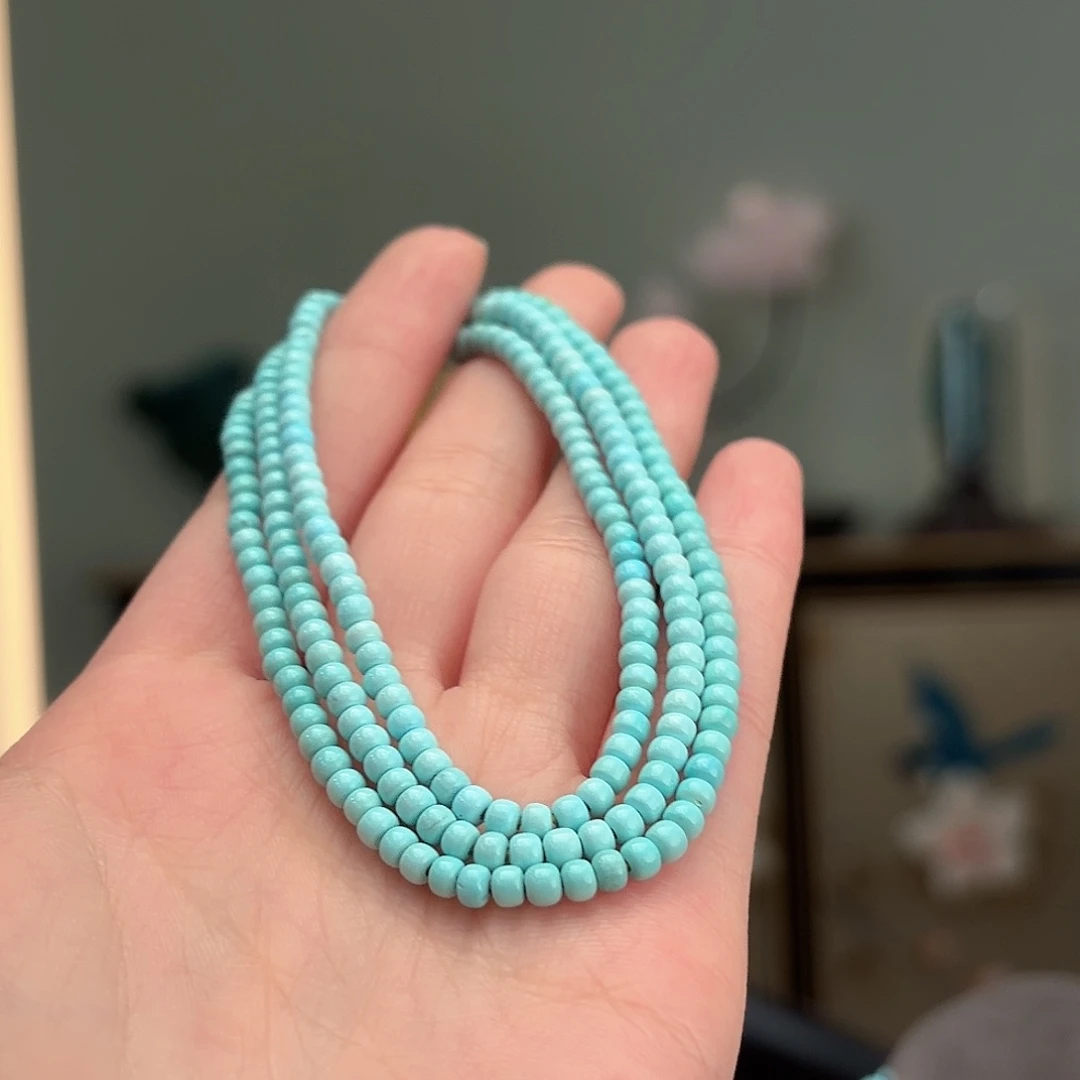 绿松石未镶嵌颈饰