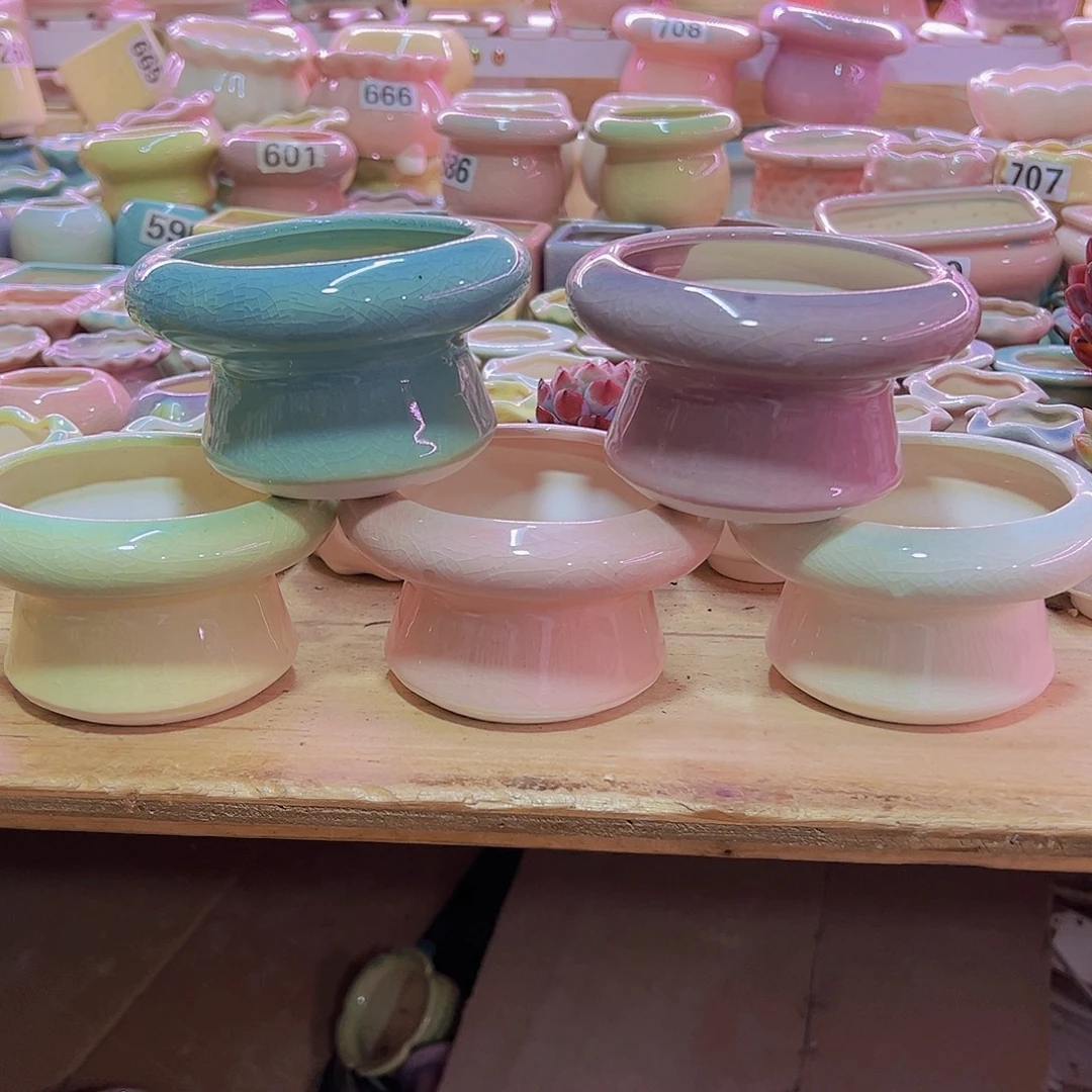 陶瓷花盆满12包邮发货