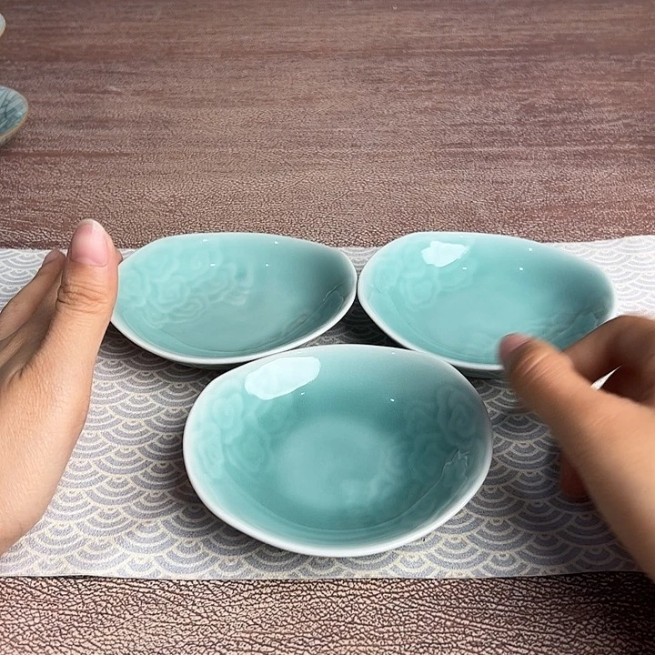 龙泉云间青瓷小米茶器