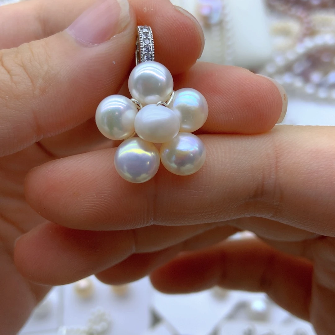 淡水珍珠未镶嵌耳饰
