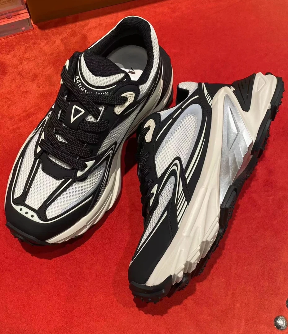 Aquascutu雅阁狮丹-英国25新款潮流百搭走秀款男士时尚老爹鞋