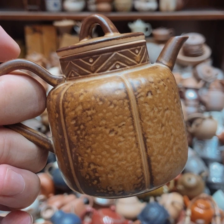 柴烧老岩泥高端茶器