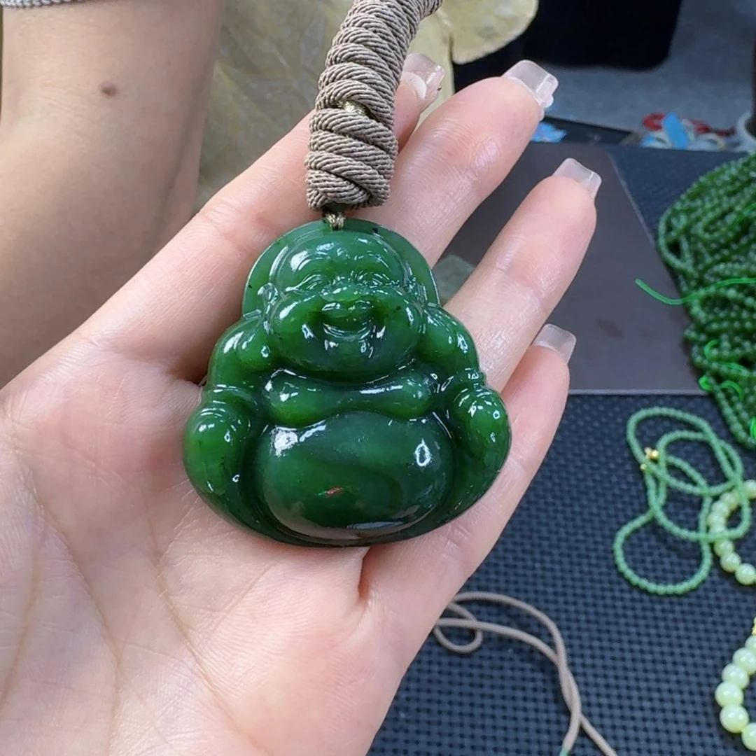 和田玉（碧玉）未镶嵌颈饰