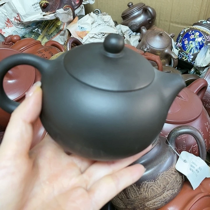 紫砂茶壶原矿手工制作