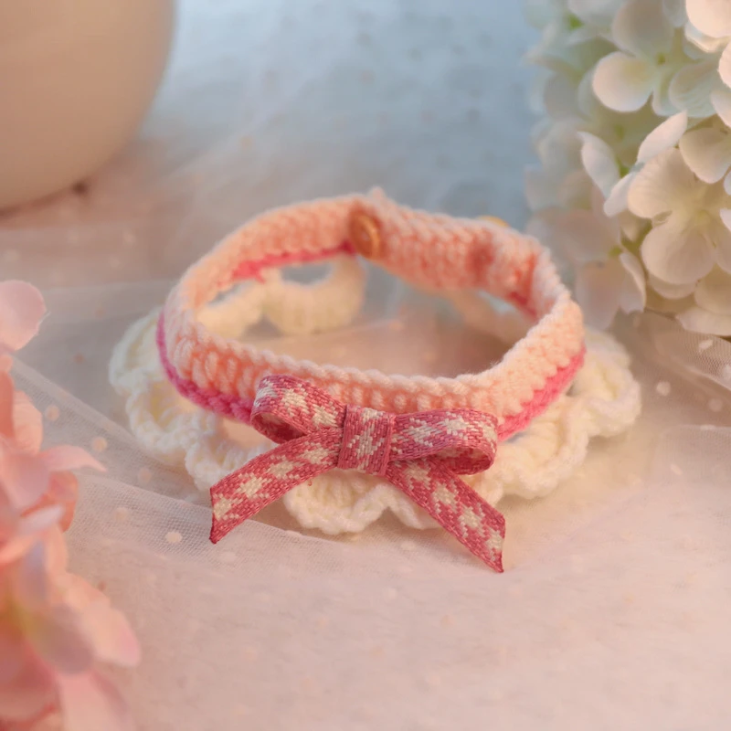 猫咪围脖项圈宠物装饰品蝴蝶结小猫围巾项圈狗狗口水巾