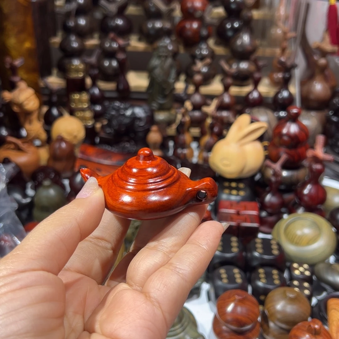 悟***弟香榧木东非紫檀把把壶