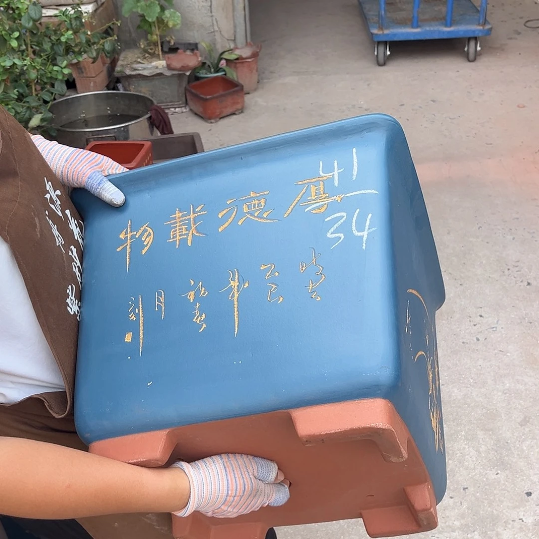 紫砂花盆盆景艺术