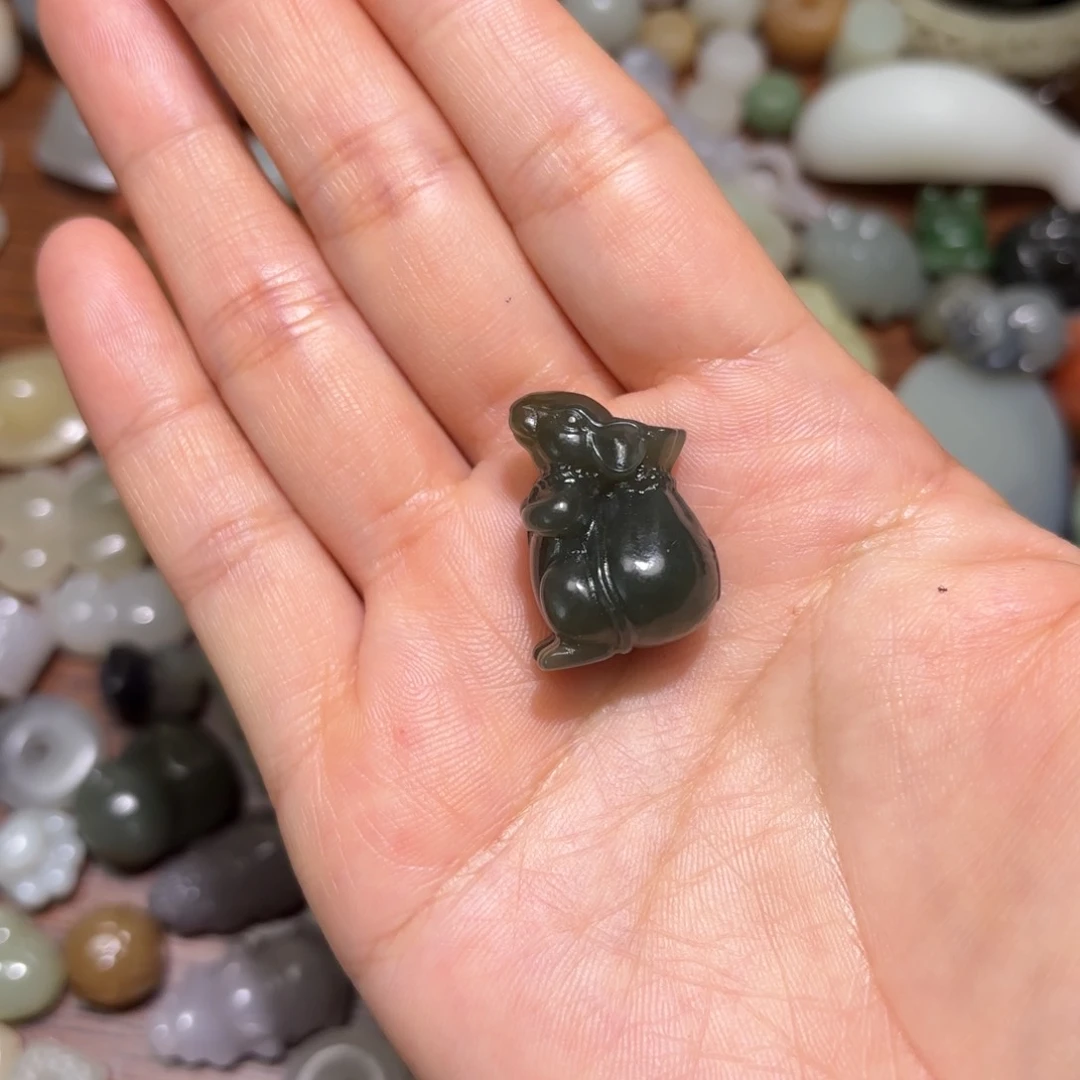 和田玉珠宝半成品未镶嵌