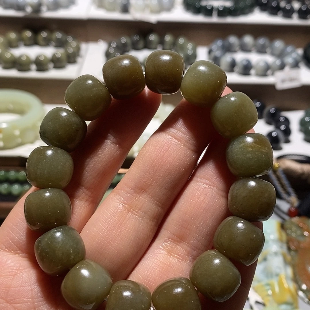 和田玉未镶嵌手链