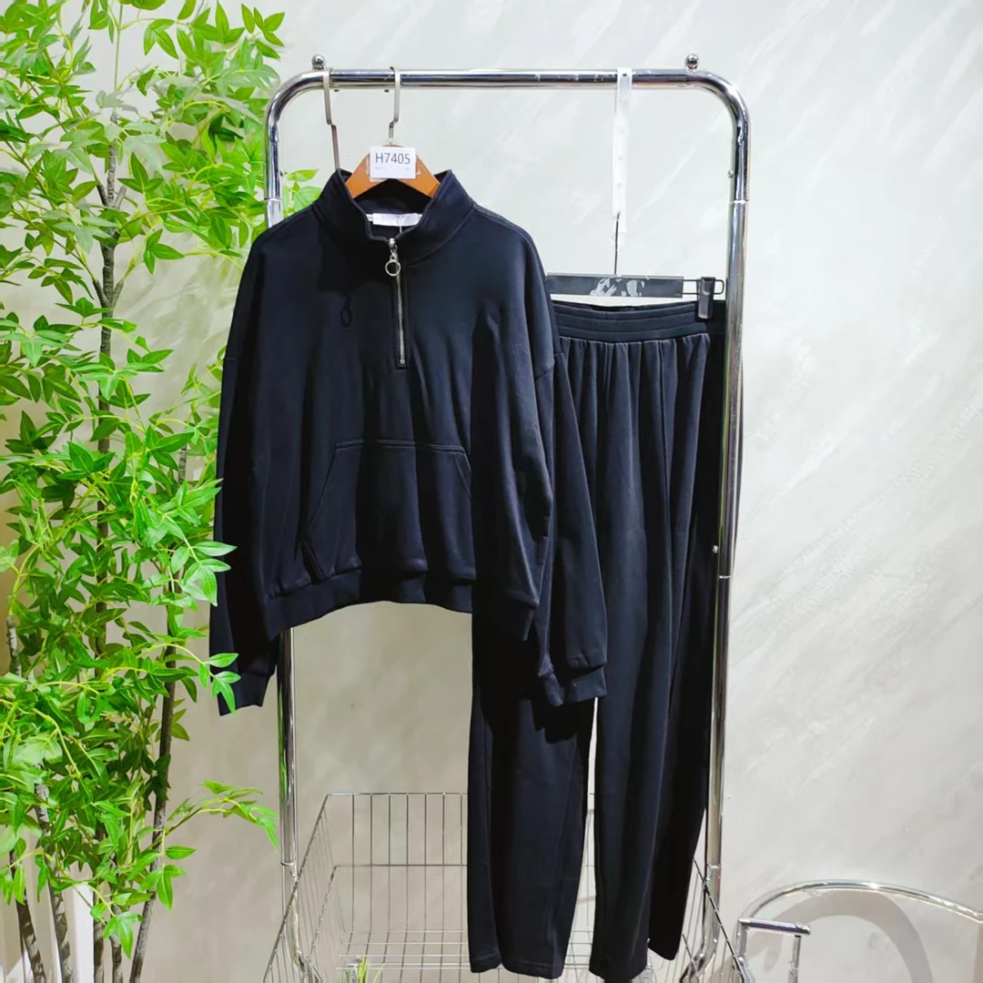 【H7405】女士气质轻奢百搭休闲套装