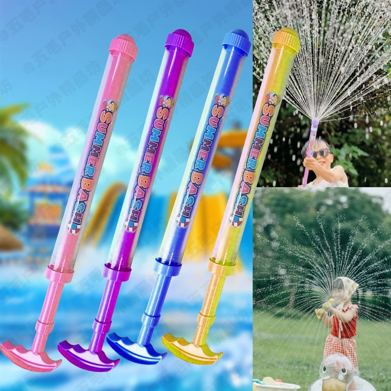 2025新款爆款儿童沙滩玩具哪吒烟花水枪喷水漂流滋水枪打水仗男孩