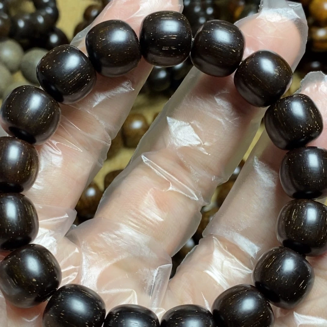 捌***鲜贡木巴贡黑珍珠1213老型珠一物一拍