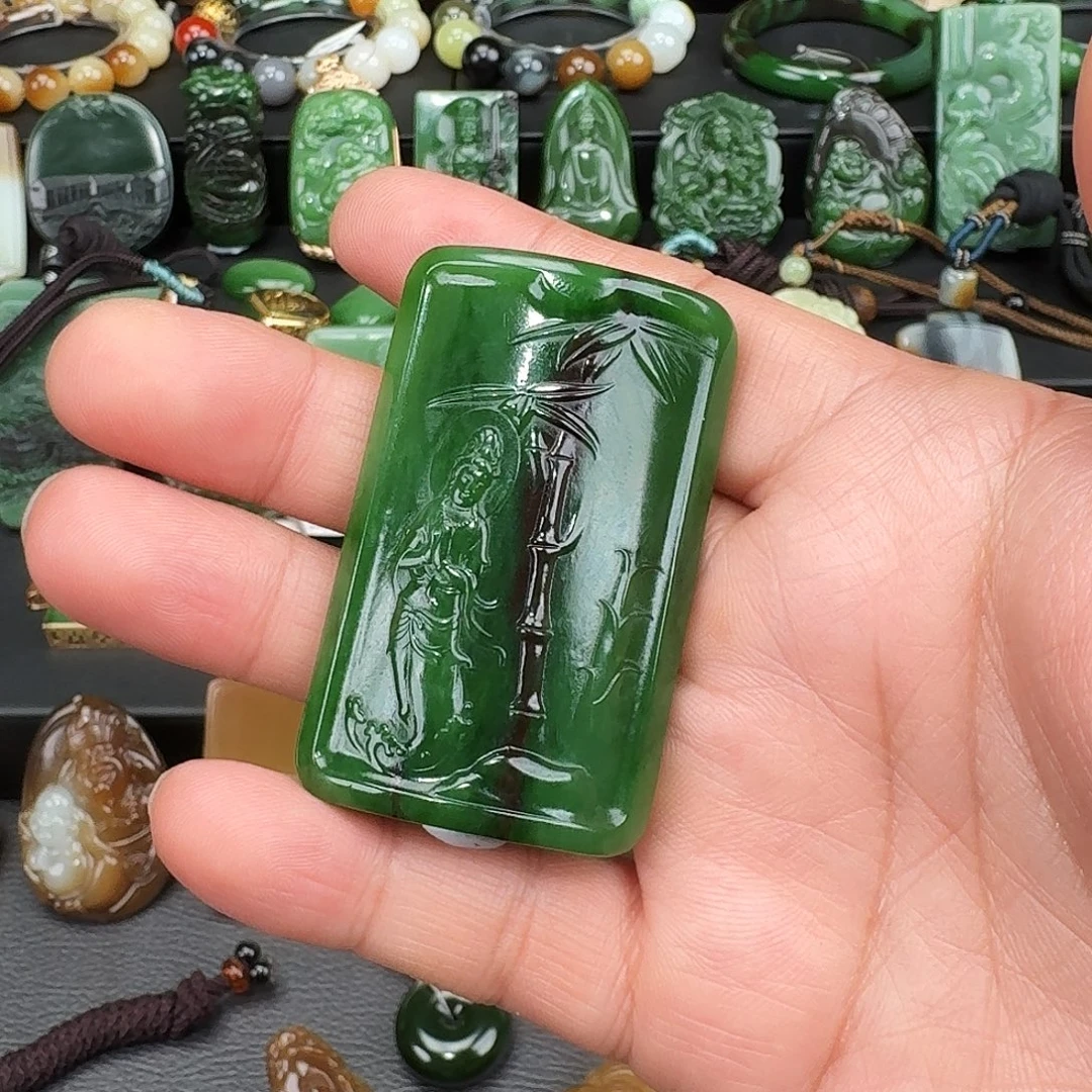 和田玉未镶嵌手链