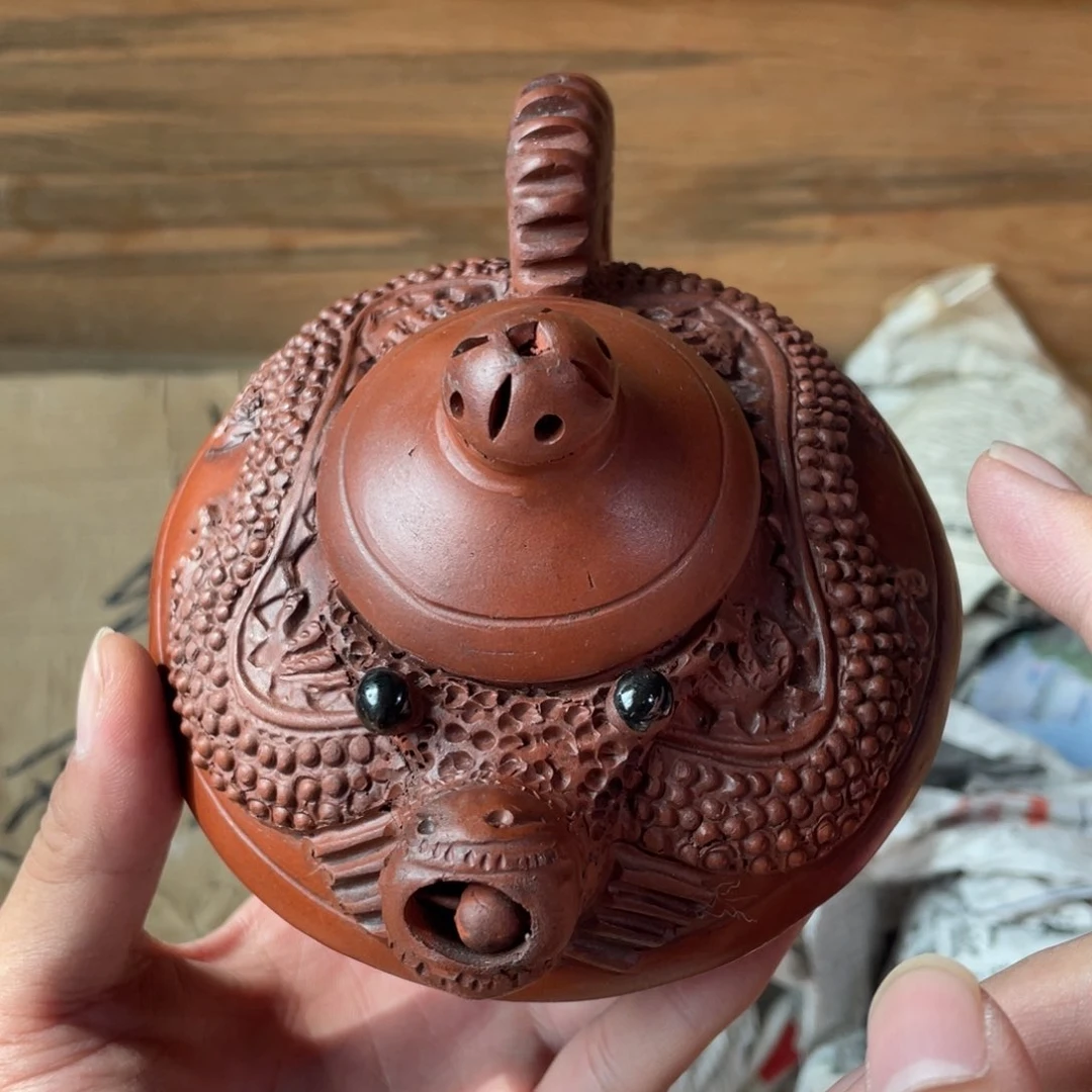 茶壶紫砂老厂紫砂壶一件。