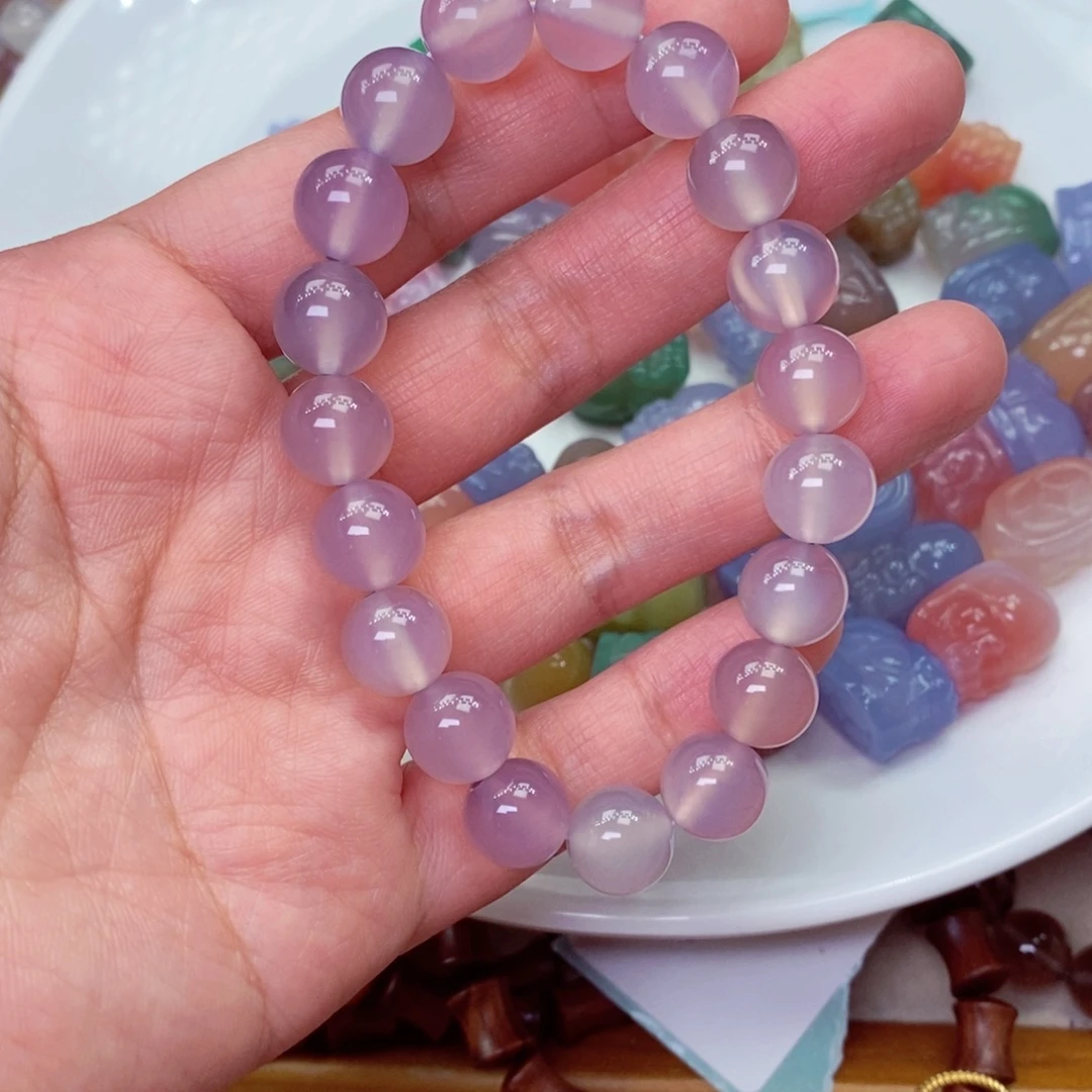 未镶嵌玉髓手链手串单圈