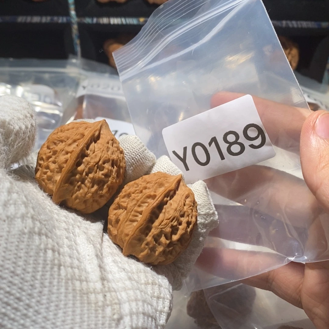 吊坠文玩核桃40全品原装金牛轻微磕碰