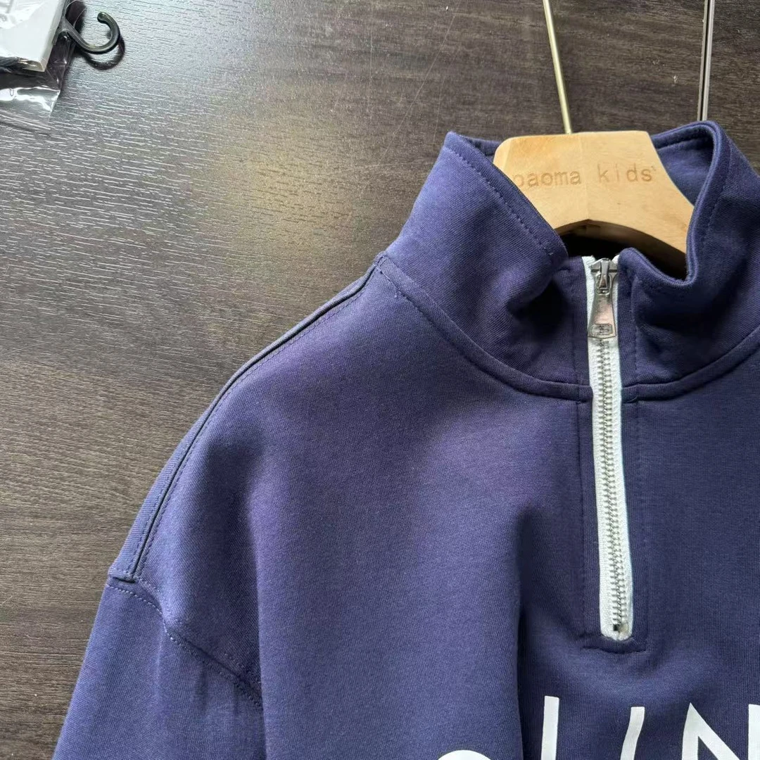 泡妈童装  2025夏季儿童新款女童时尚卫衣10808