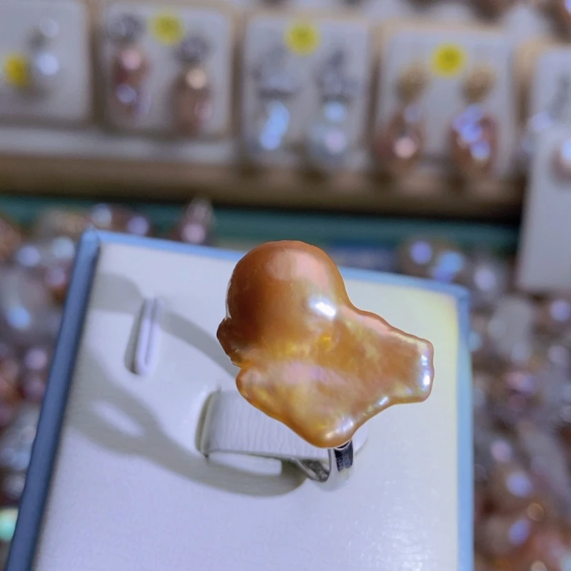 【闪购商品】淡水珍珠天然淡水珍珠（微瑕）合金