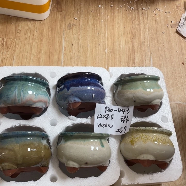 粗陶多肉花盆微瑕443