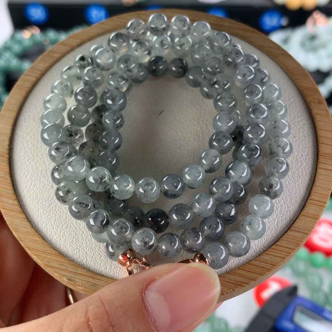 翡翠手链未镶嵌卡6.3