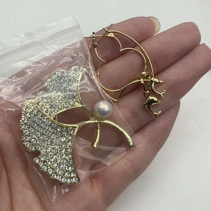 未镶嵌淡水珍珠耳饰