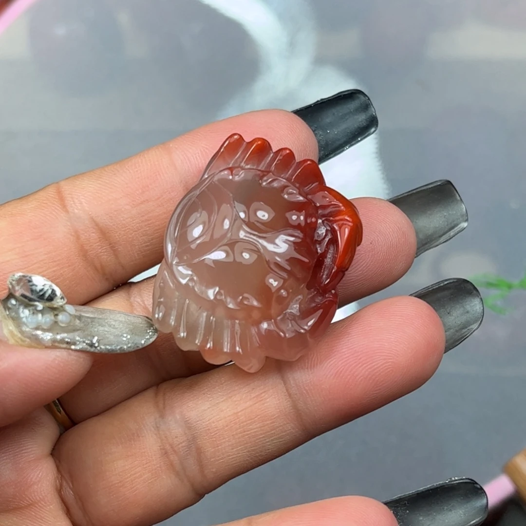 南红玛瑙未镶嵌吊坠