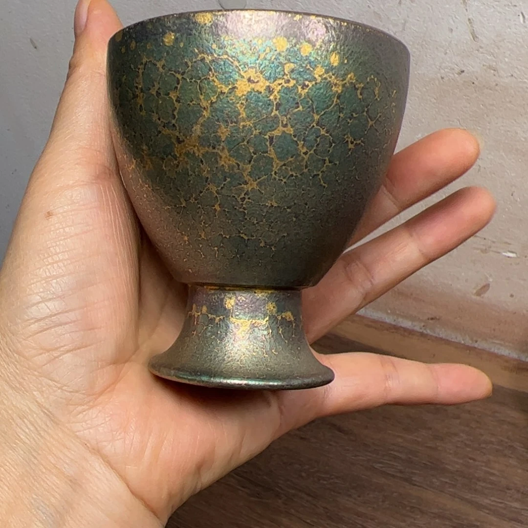 L***m茶杯紫砂金贝烧杯