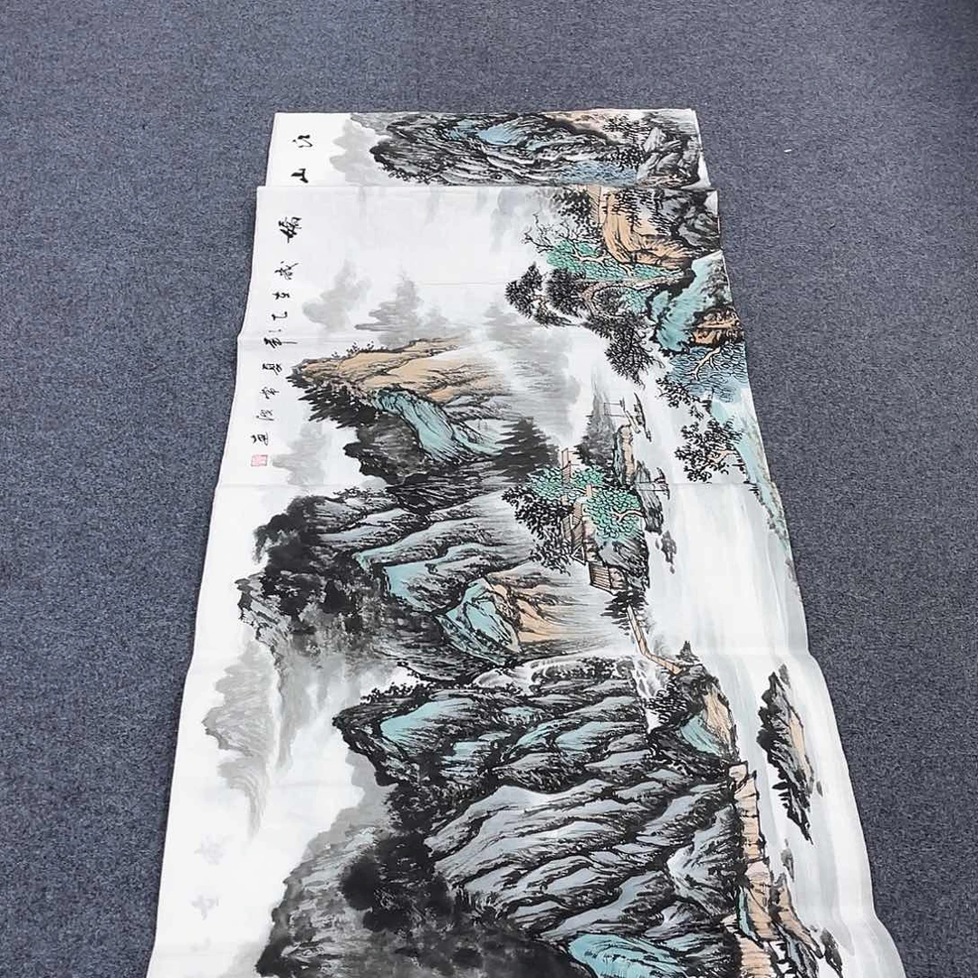 国画作品小姐姐放漏…