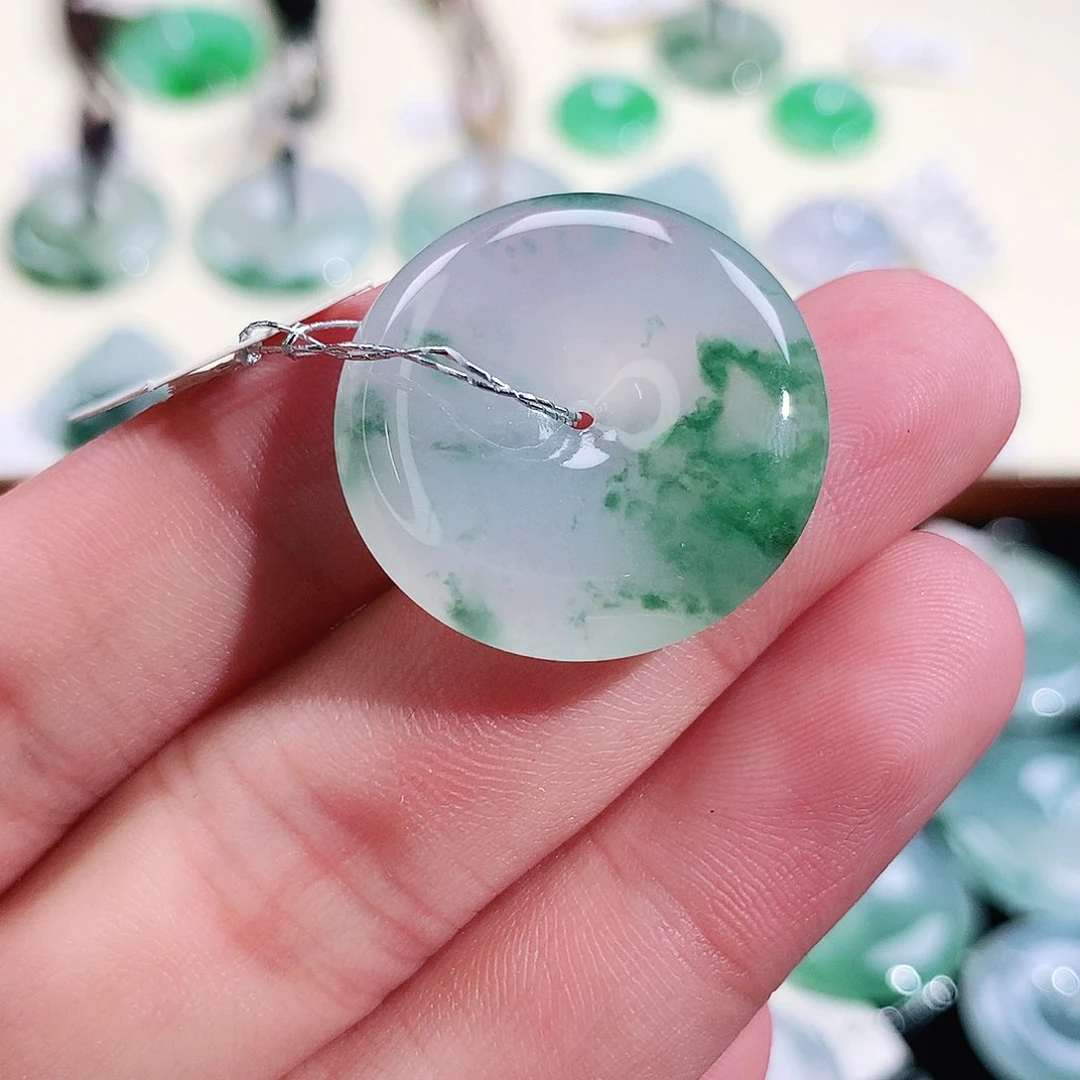 翡翠未镶嵌颈饰翡翠26.5-5.5