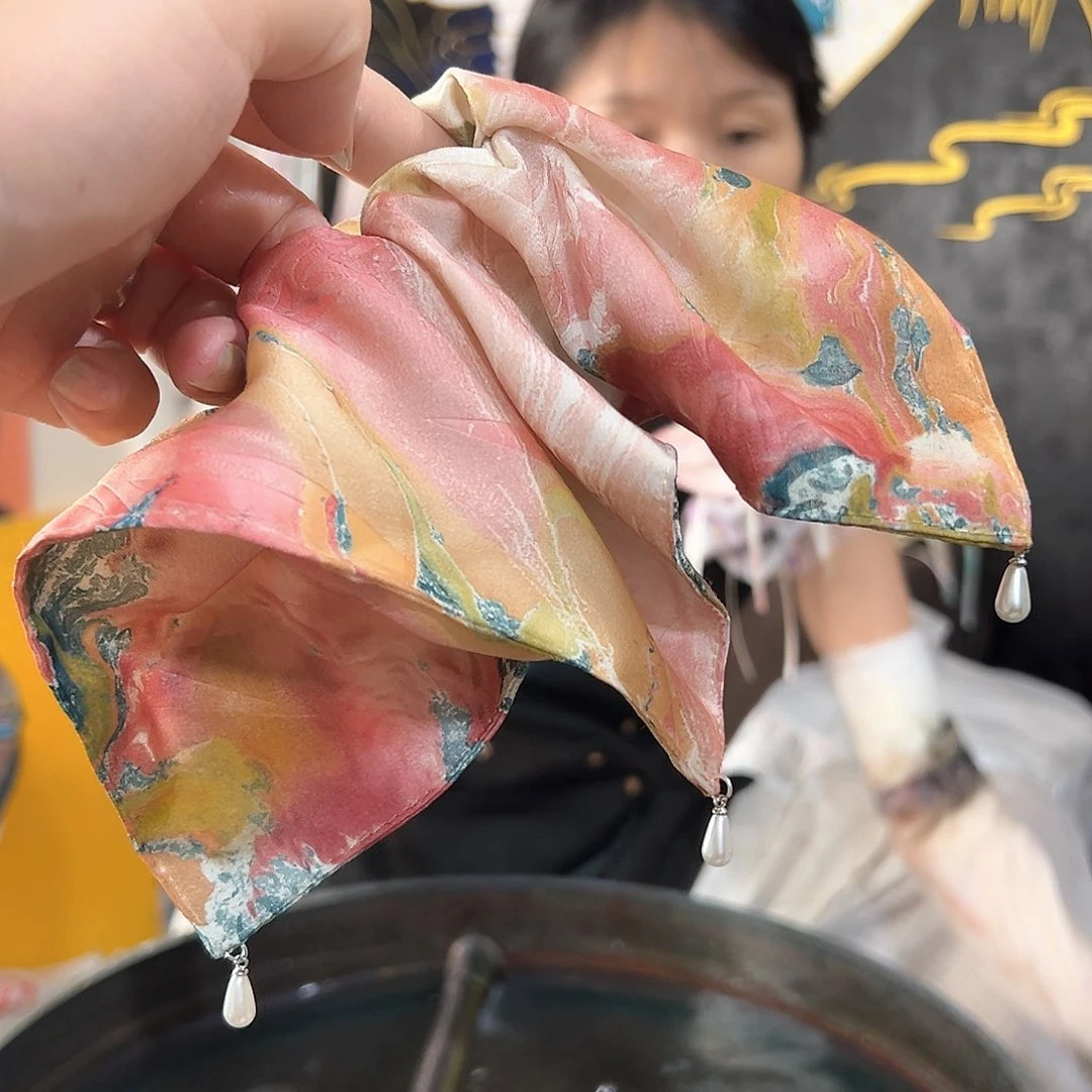 华*417珍珠发圈手作
