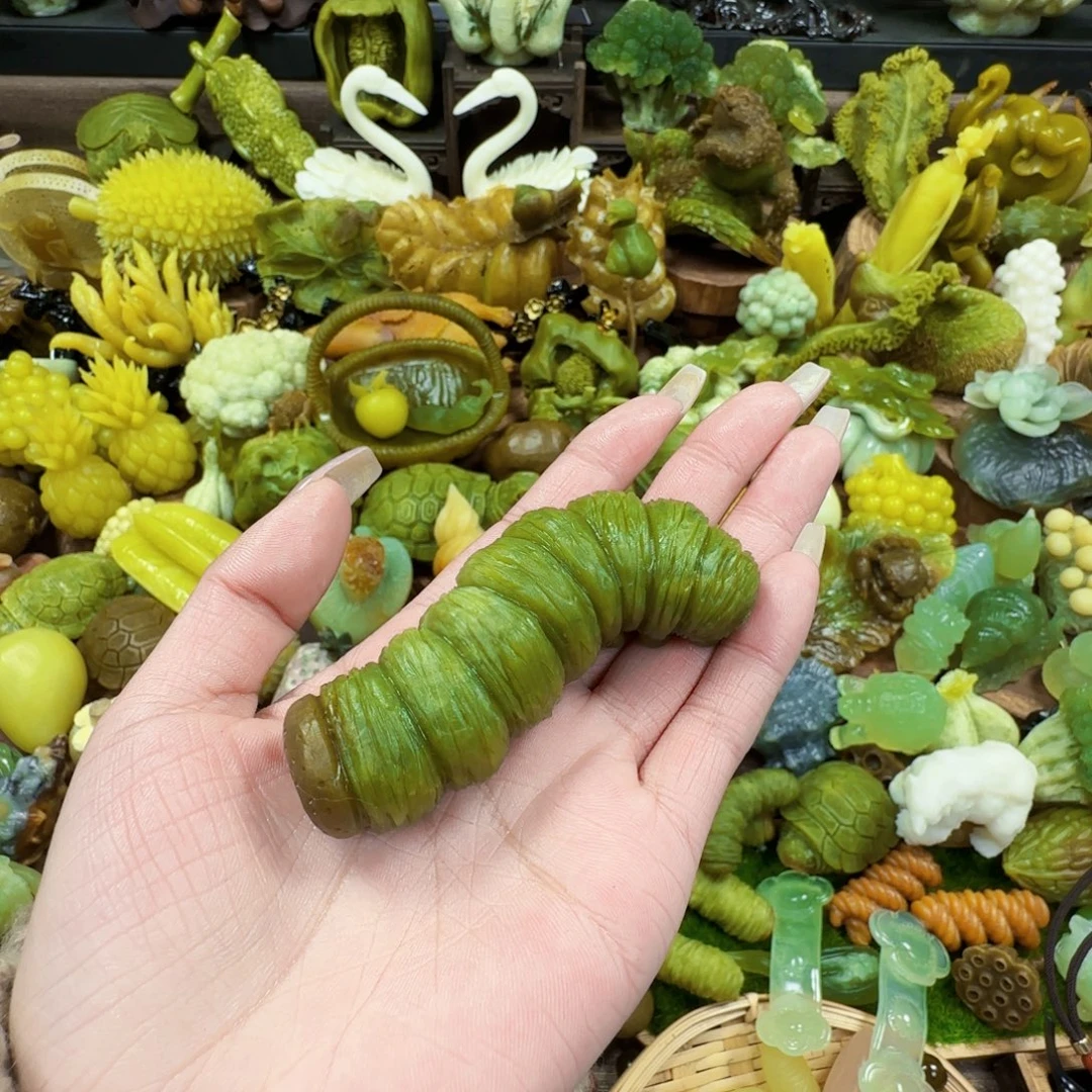 小***李蛇纹石玉未镶嵌手把