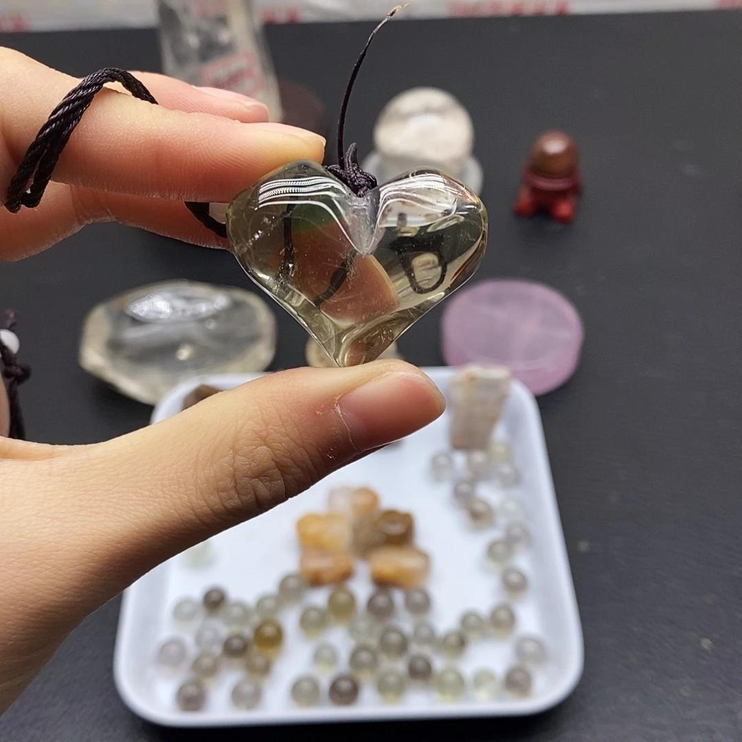 未镶嵌水晶珠宝半成品67水晶石