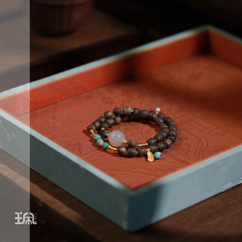 沉香柃木|*手串*18K镶嵌CYC24091803多样性发其一