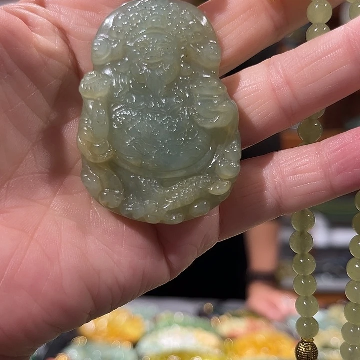 未镶嵌岫玉毛衣链