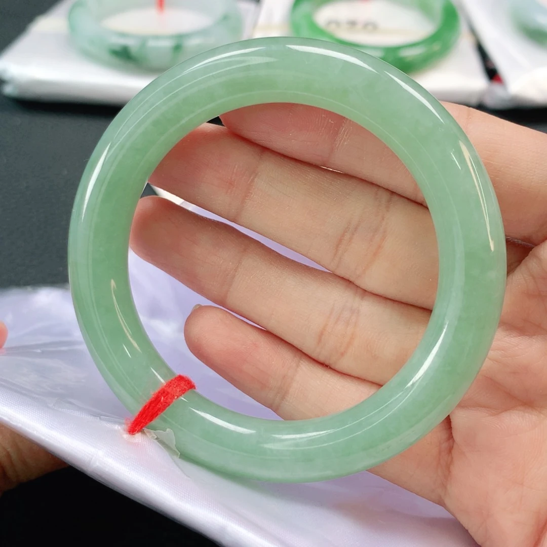 未镶嵌手镯翡翠缅甸圆53