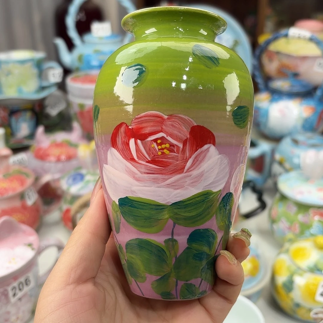 景德镇手绘高温釉下彩陶瓷茶具