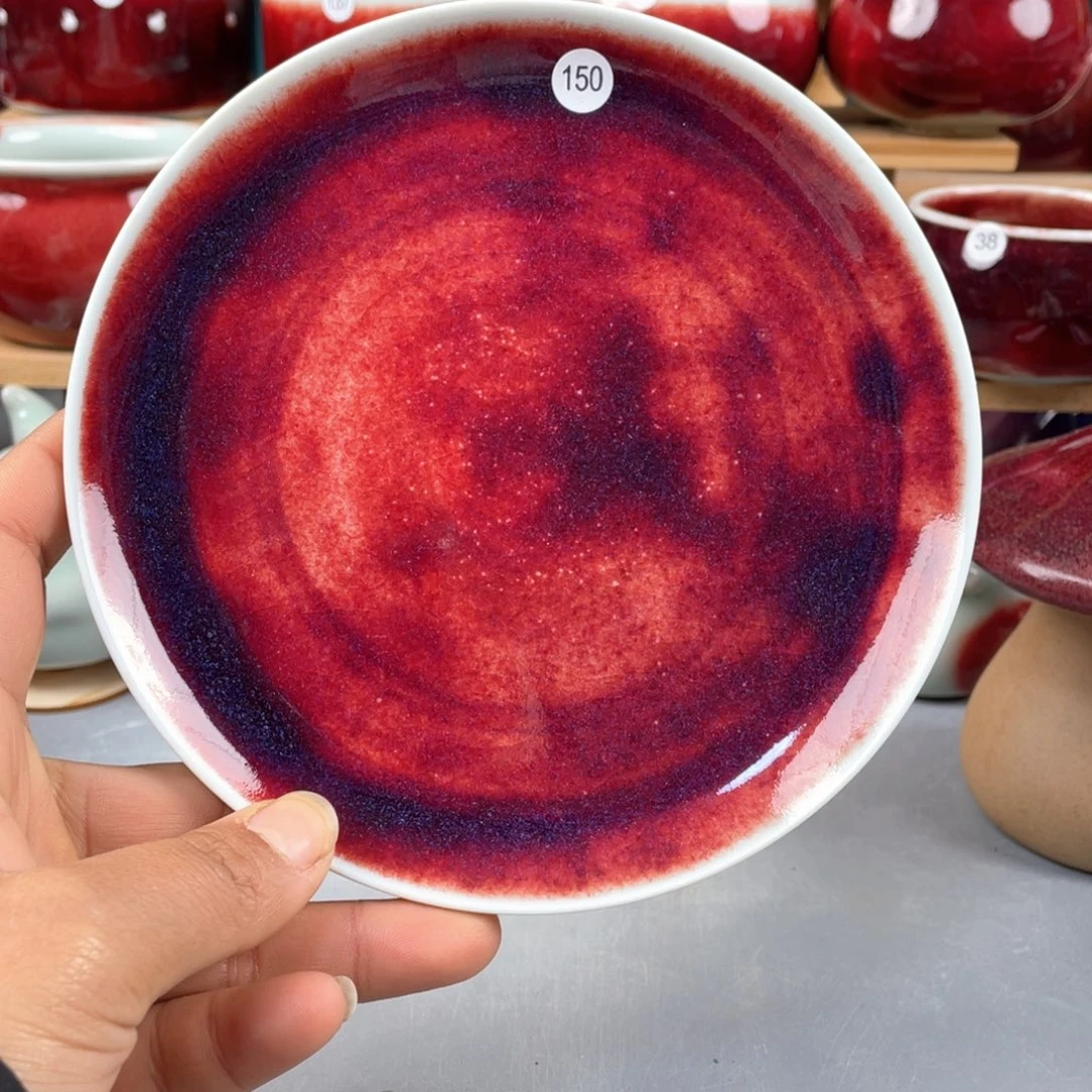 瓷片纯手工制作……微微瑕